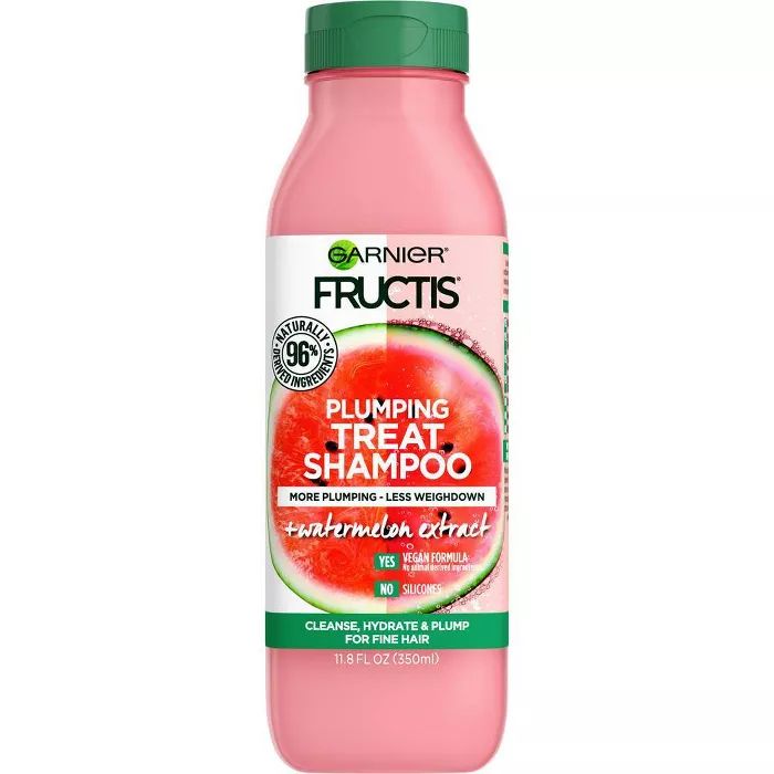 Garnier Fructis Plumping Treat Shampoo Watermelon for Fine Hair - 11.8 fl oz | Target