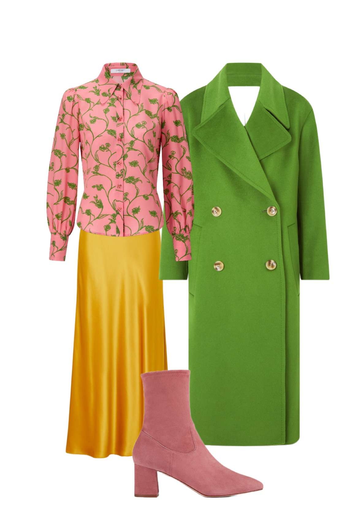 Autumn Winter 24 fashion with colour and texture, from the stunning Amor double breasted green wool coat and yellow gold Blythe satin skirt to the Sonya pink blouse and rose suede block heel ankle boots, I’m loving these sherbet vibes from LK Bennett London. Enjoy a 15% discount on full price styles with my promo code: REBECCALIPKINAUTHOR15 



#LTKeurope #LTKuk #LTKautumn