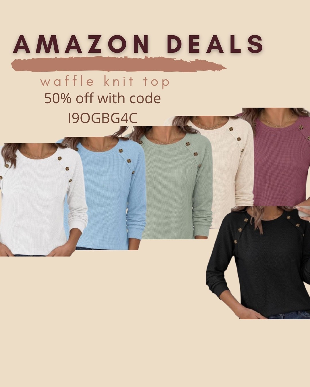 $12 ends 10/5

Amazon fashion
Amazon deals
Waffle knit top
Comfy outfit

#LTKSaleAlert