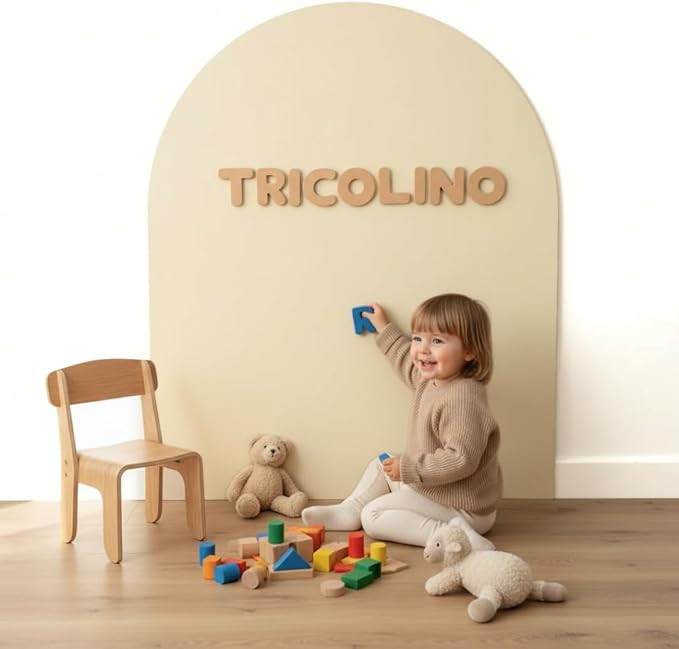 Upgraded | TRICOLINO Magnetic Arch Wall Decal | Beige | Premium Large size 32"×40" | Dual-Surfac... | Amazon (US)