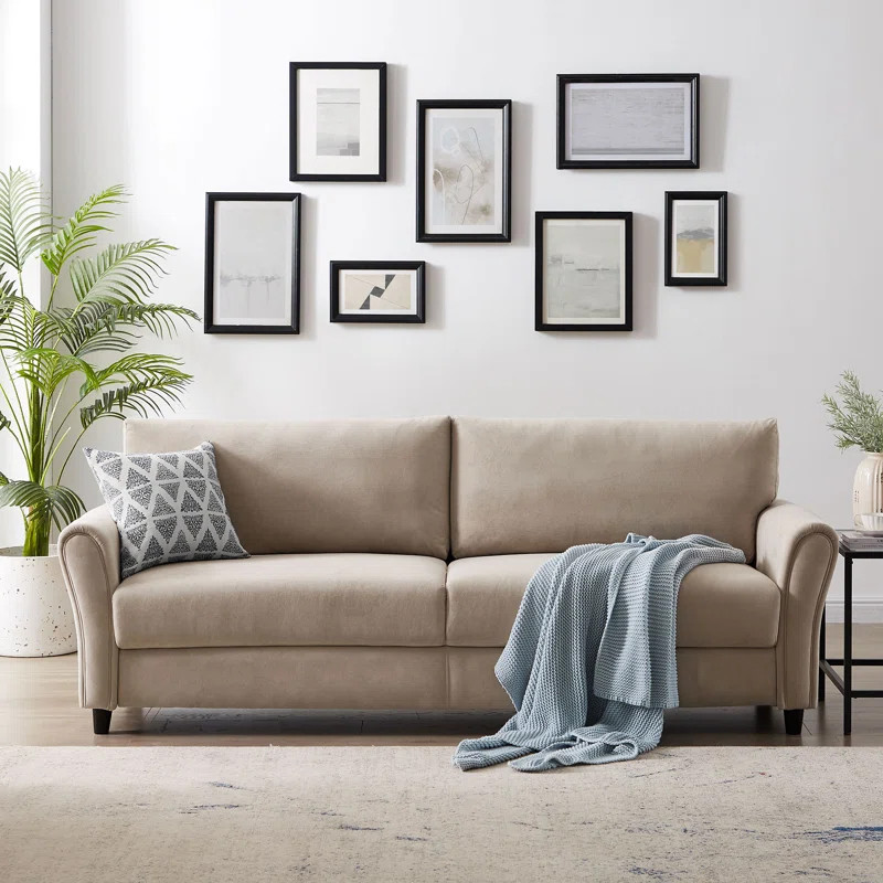 Amanzhan 83.46'' Velvet Sofa | Wayfair North America