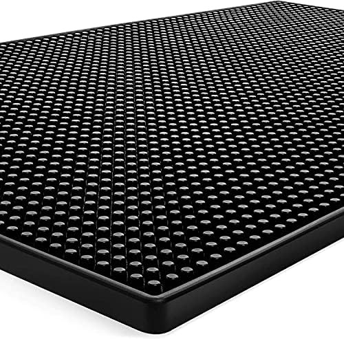 Tebery Black Mat 18" x 12" Rubber Bar Service Spill Mat ( 2 Pack ) | Amazon (US)