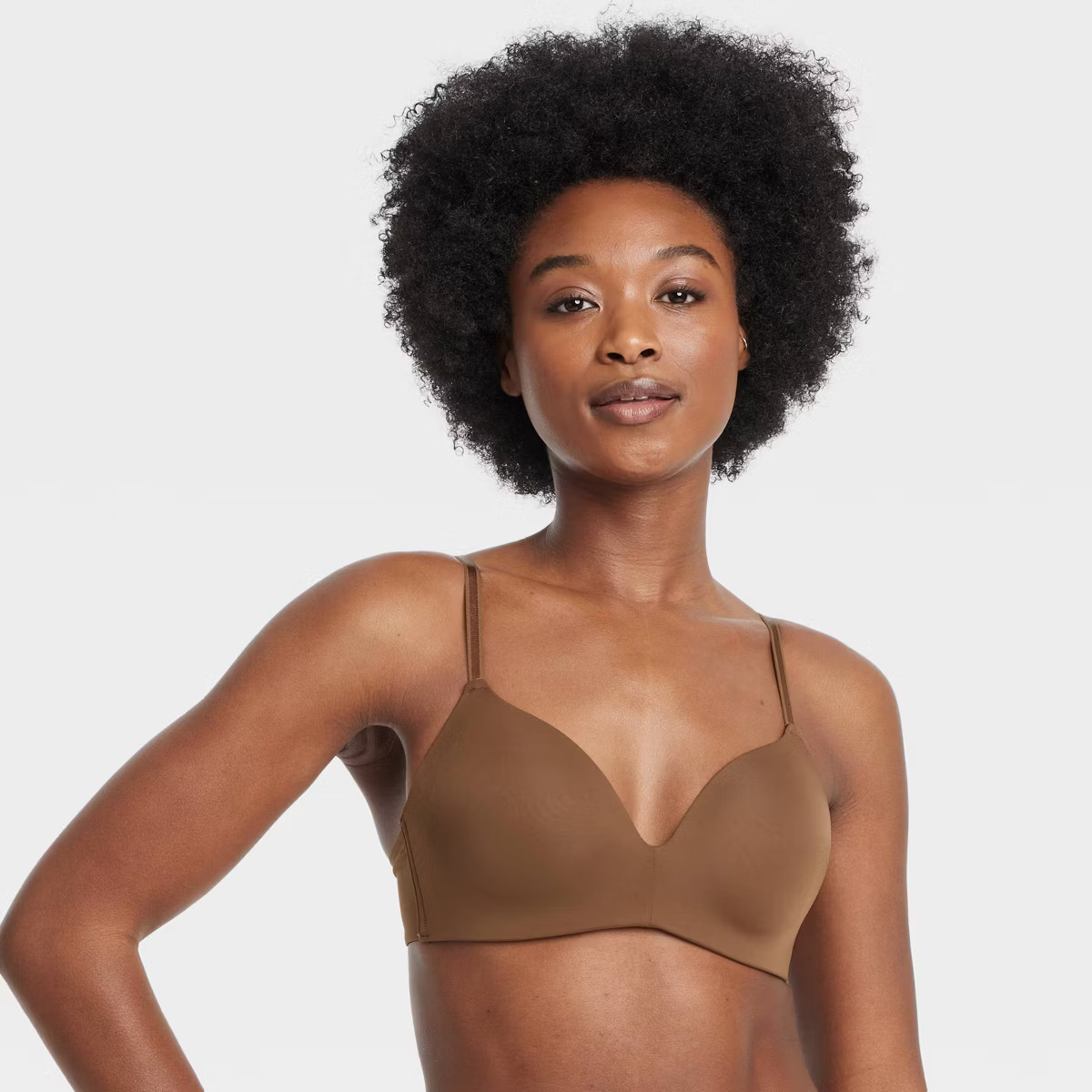 Women's Lightly Lined Wirefree Demi Bra - Auden™ | Target