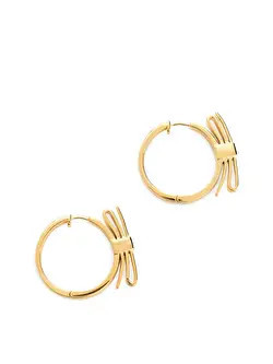 Bow Hoop Earrings | Arket UK