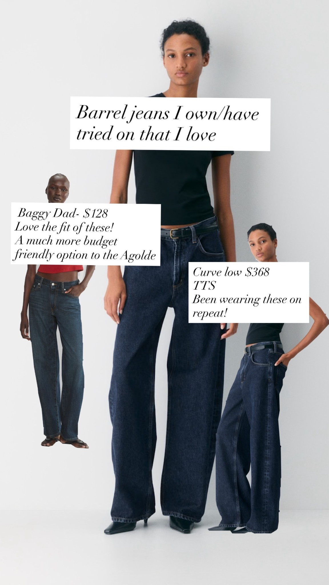 Barrel jeans I own and love!