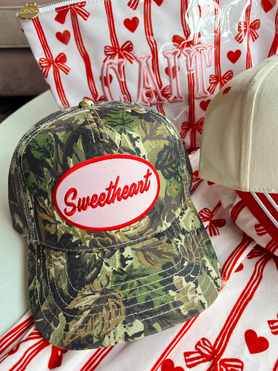 Sweetheart - Camo Vintage Hat | KenzKustomz