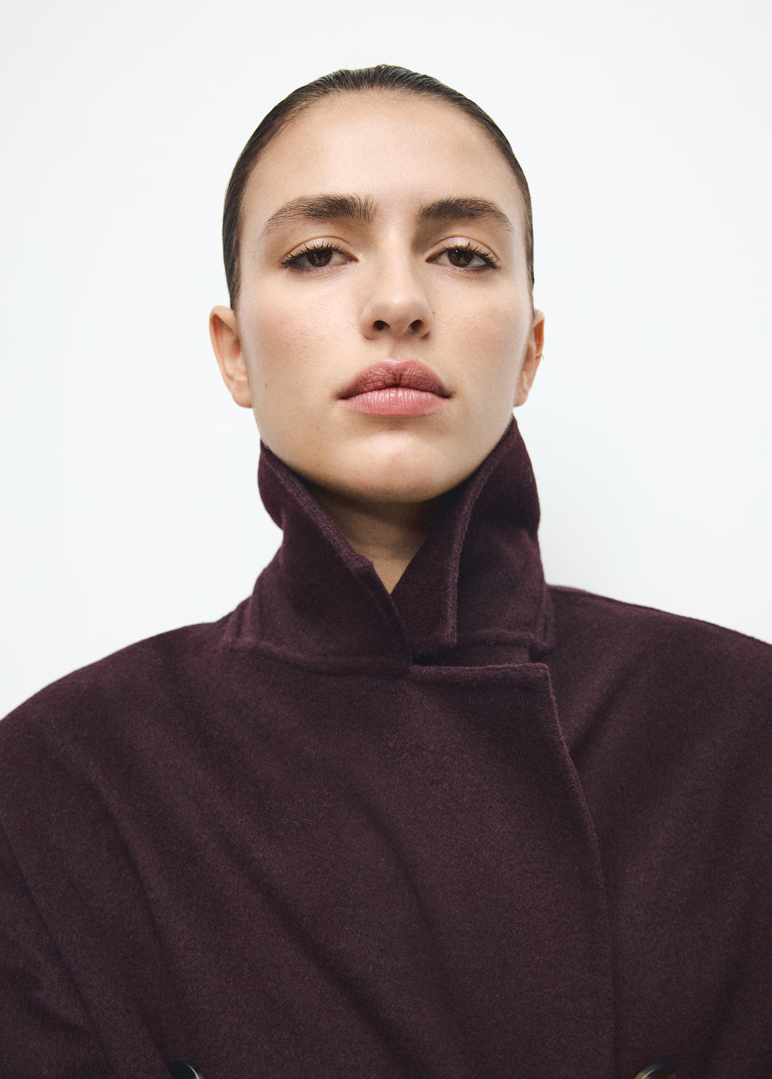 Handmade oversized wool coat | MANGO (UK)