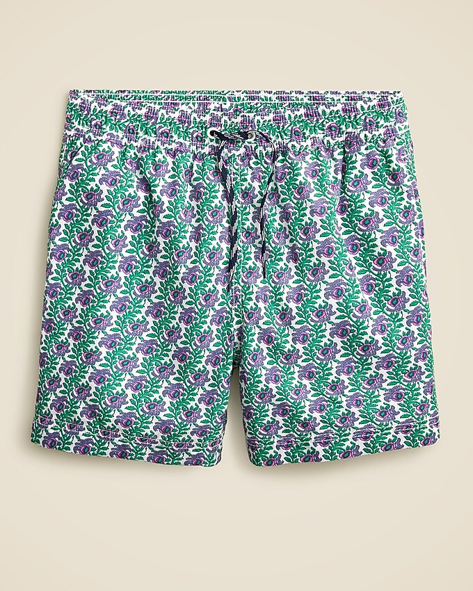 Boys' printed swim trunk with UPF 50+ | J. Crew US