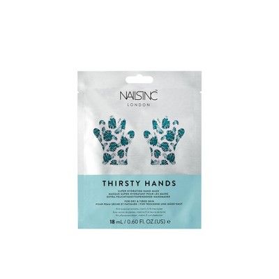 Nails.INC Thirsty Hands Super Hydrating Hand Mask – 0.6 fl oz | Target