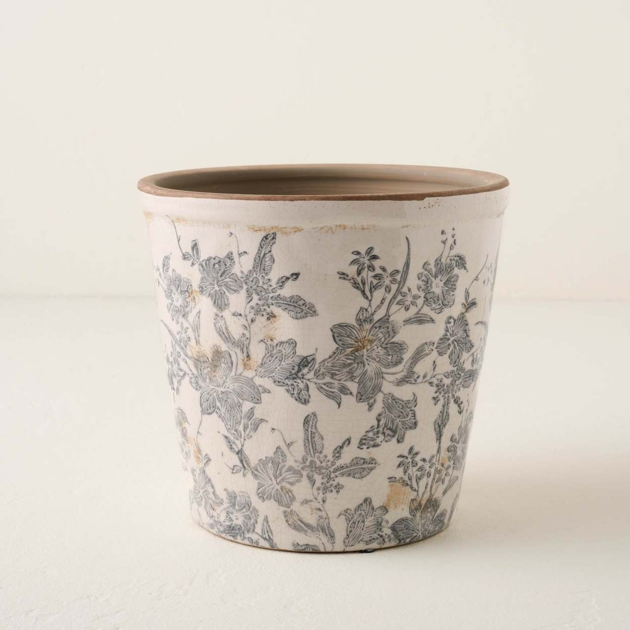 Grey and White Distressed Planter | Magnolia
