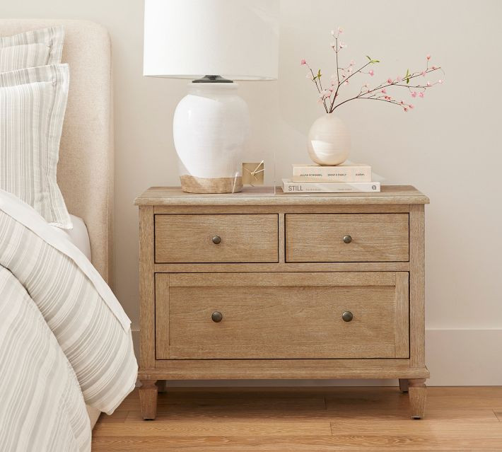 Sausalito 3-Drawer Nightstand, Seadrift | Pottery Barn (US)