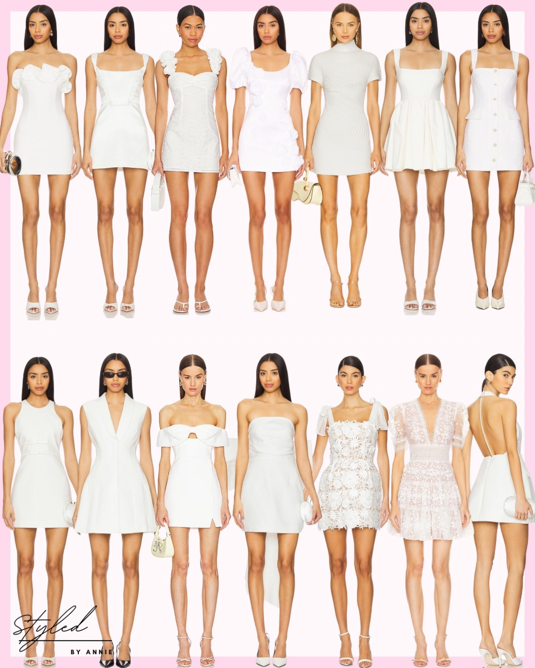 White dress season!!🤍🤍🤍 

Calling all grads and brides! From strapless fit and flare to off the shoulder a-line, shop more than 120 styles of white dresses! 

And of course including options under $100 for my girls on a budget :)

#graddress #grad #graduation #whitedress #whitemini #minidress #college #collegegrad #bridal #bridaldress #bachelorette #bridalshower #rehersaldinner #bride #cocktail

#LTKU #LTKSeasonal #LTKWedding