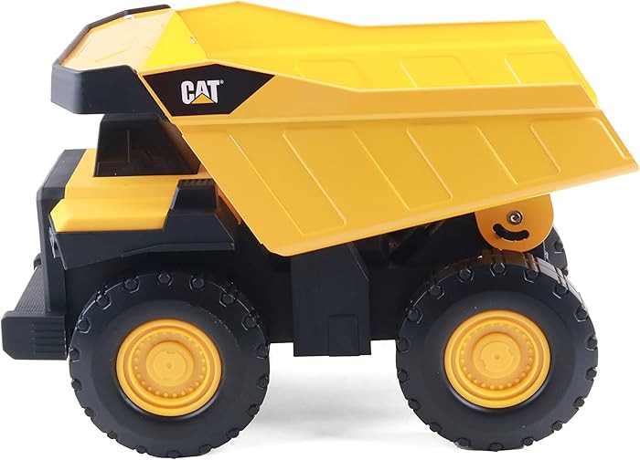 Cat Construction Toys, Real Steel Max Dump Truck 16" - Real Steel Body, Working Dump Bed, Oversiz... | Amazon (US)