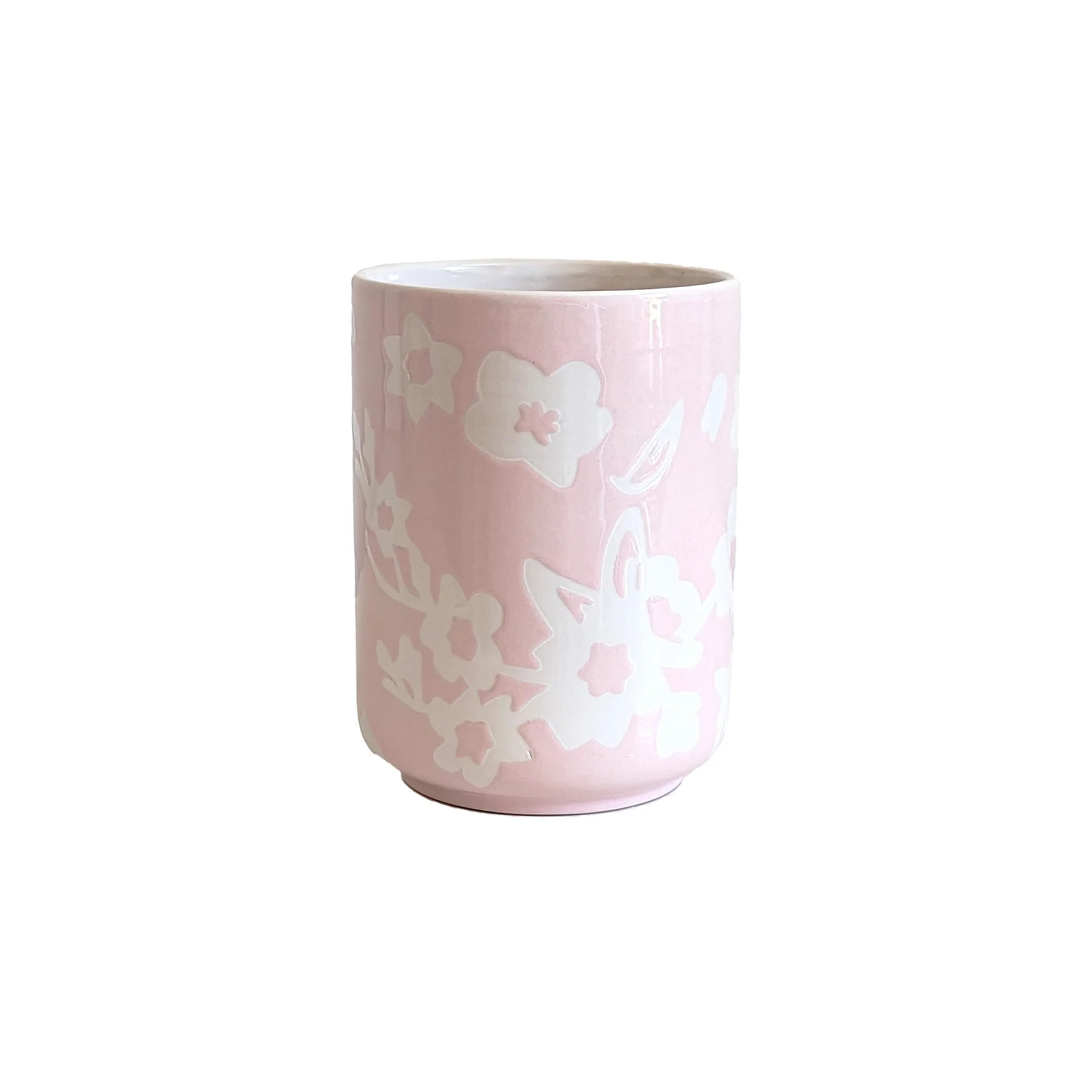Sakura Large Vase/ Utensil Holder | Ruby Clay Company