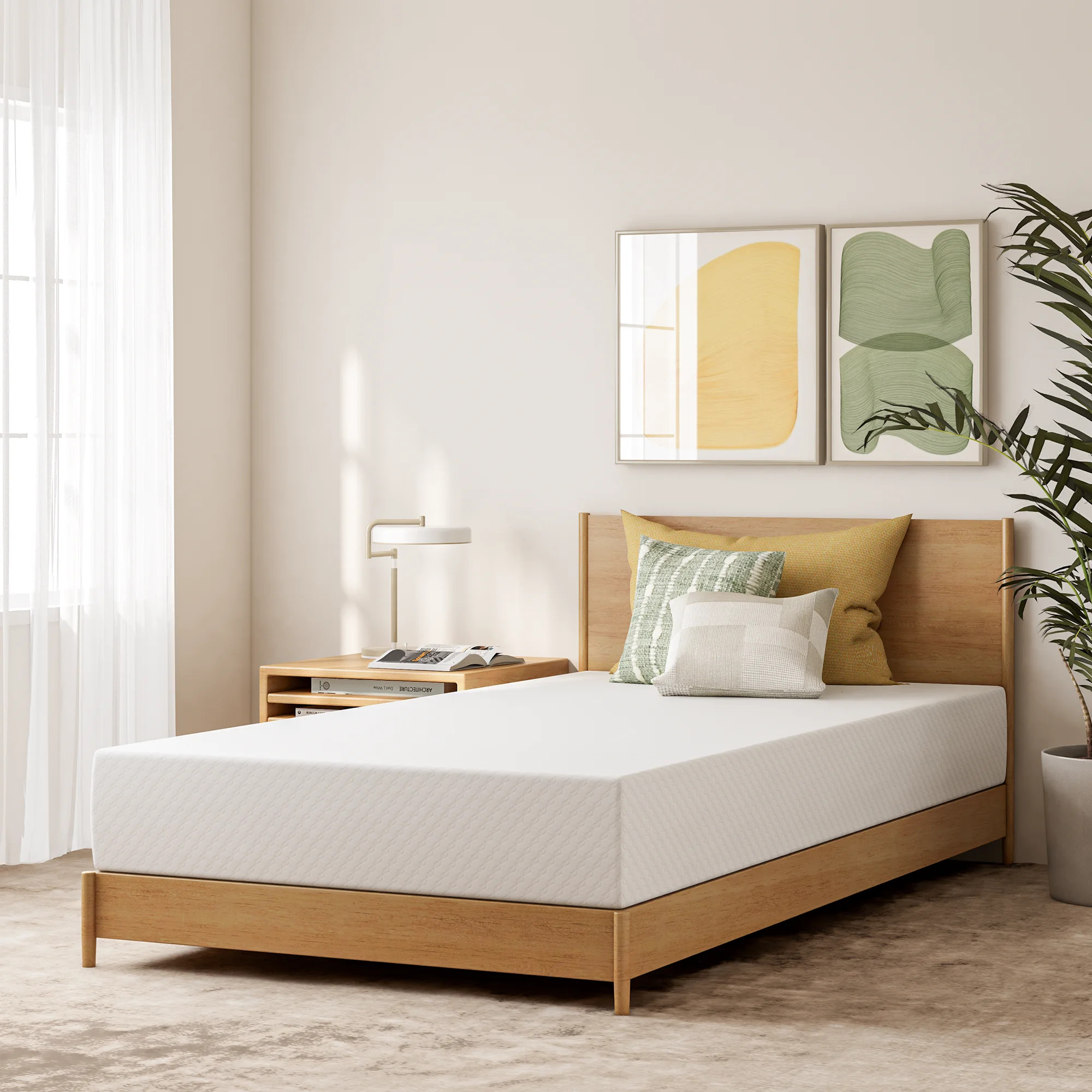 GAESTE 8" Cooling Gel Memory Foam Mattress in a Box Medium Firm Pressure Relief with Breathable C... | Walmart (US)