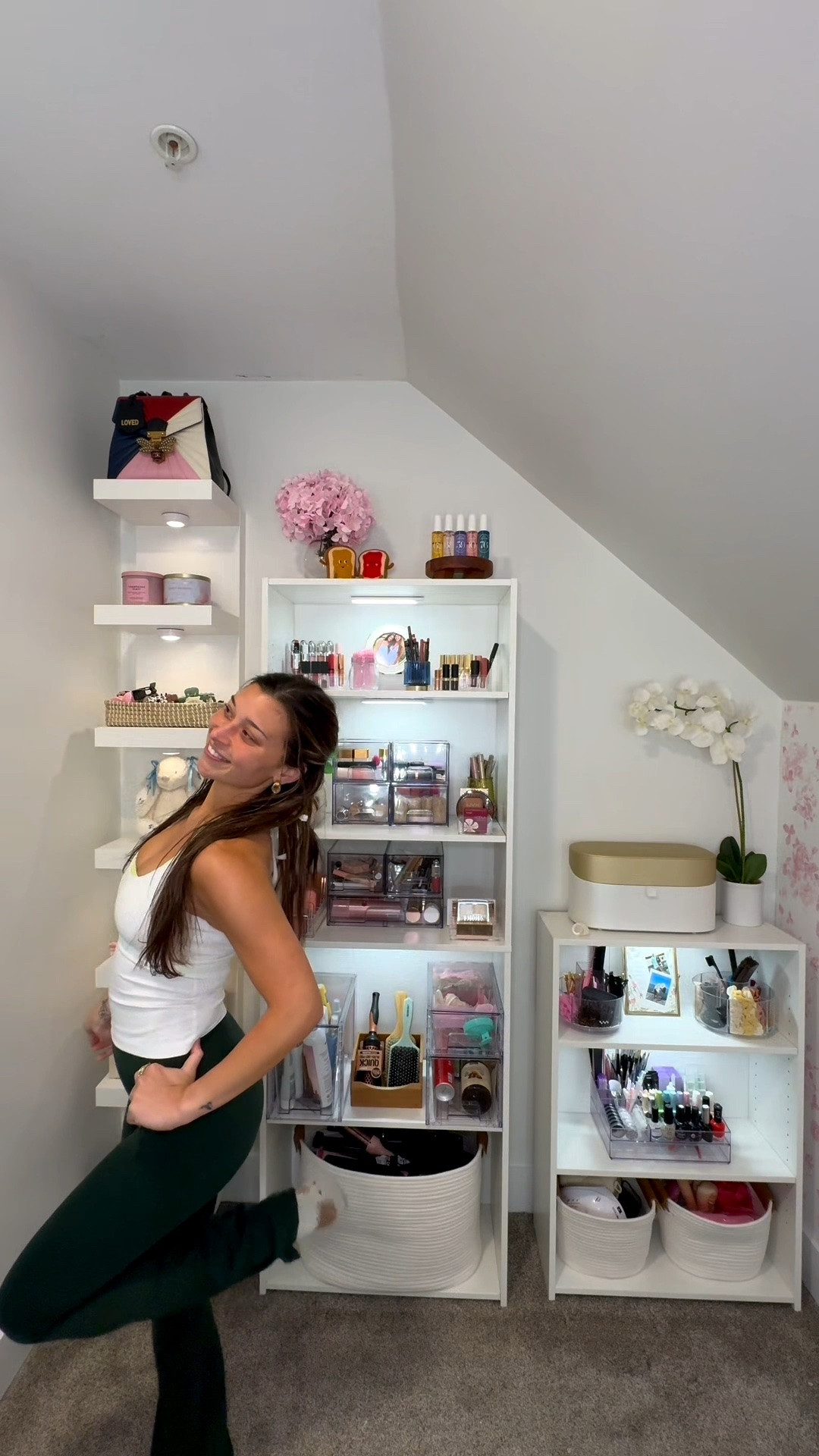 Beauty shelves lighting has been upgraded ❤️‍🔥💋

#LTKvlog #LTKdayinmylife #LTKHome