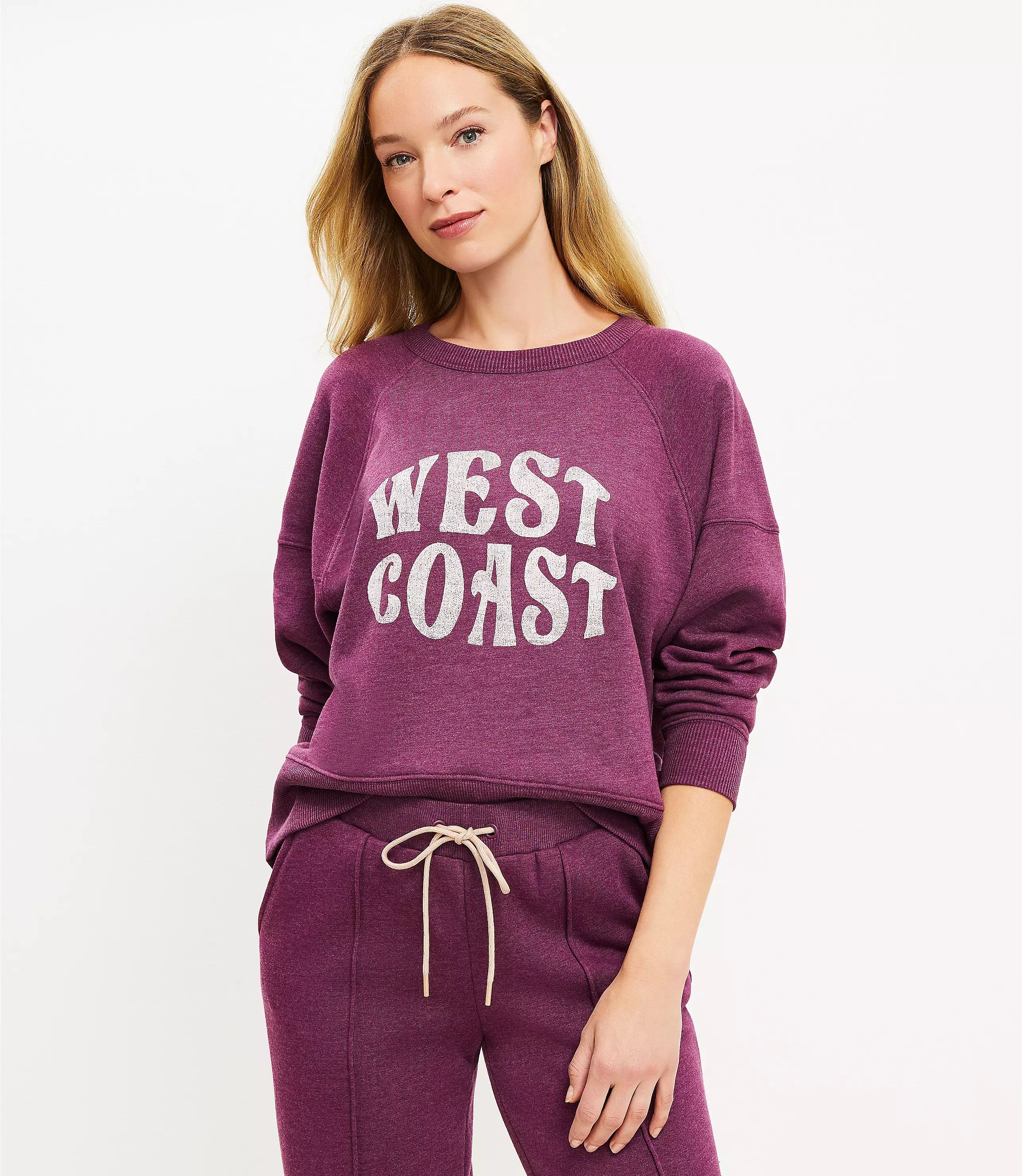 Lou & Grey West Coast Fluffy Fleece Sweatshirt | LOFT