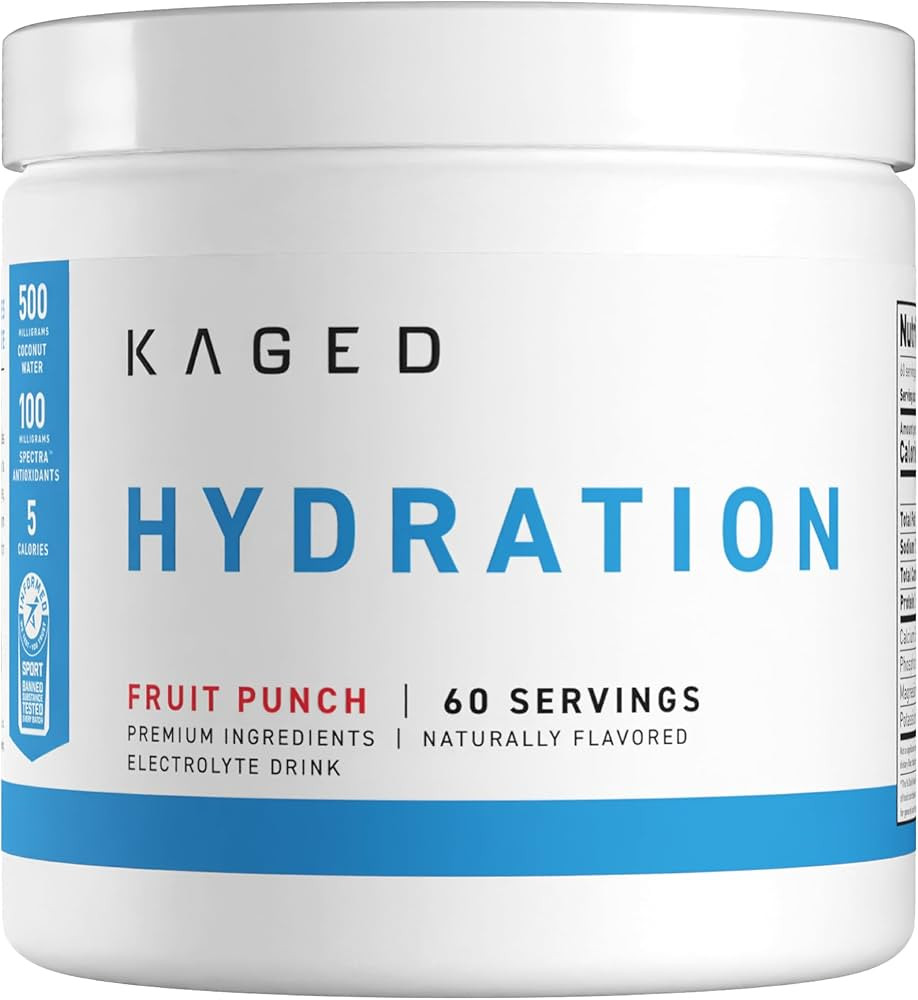 Kaged Electrolyte Hydration Powder | Hydracharge Fruit Punch | Sports Drink for Men and Women | P... | Amazon (US)