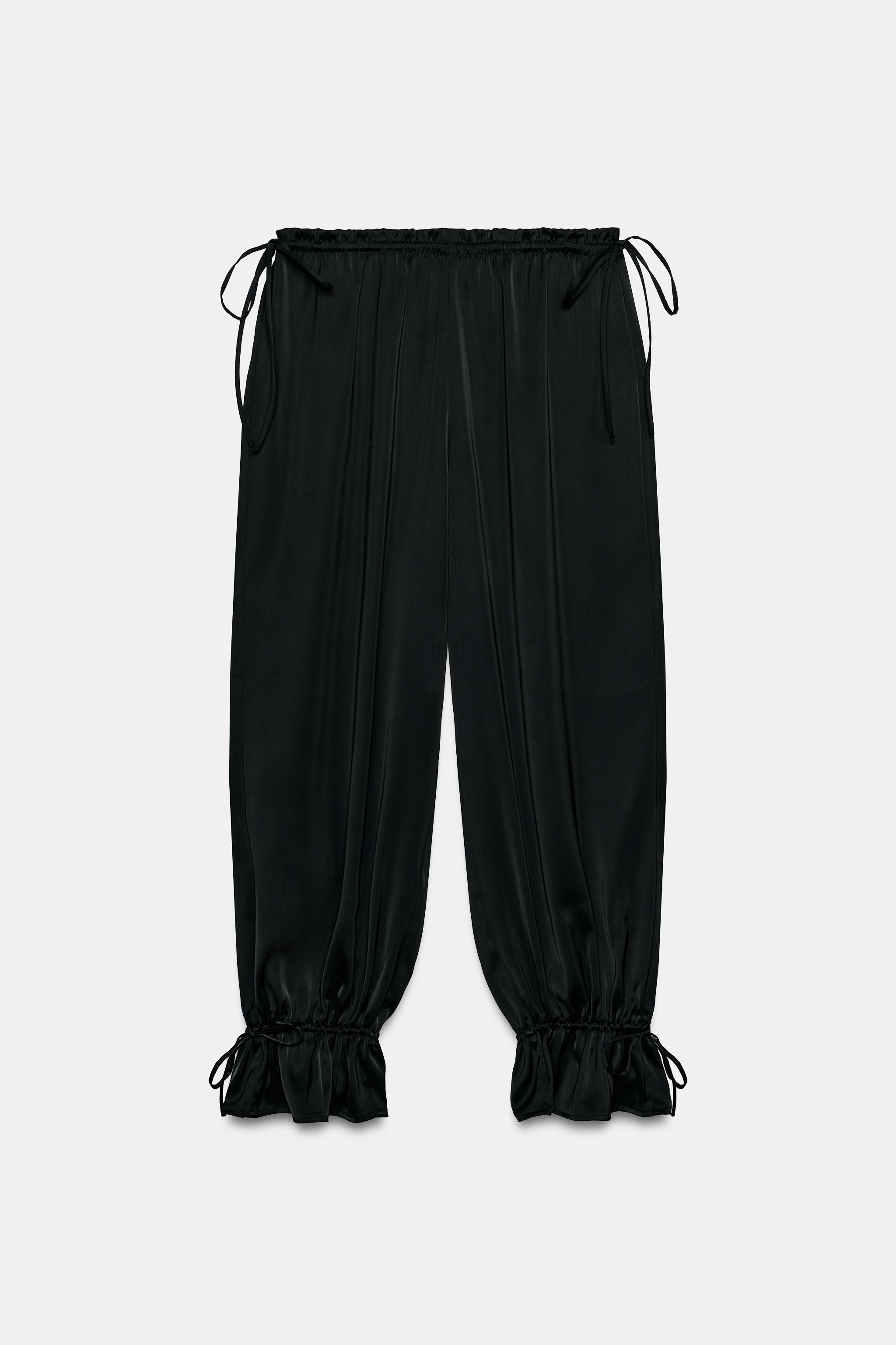 SAROUEL TROUSERS WITH TIES | Zara UK