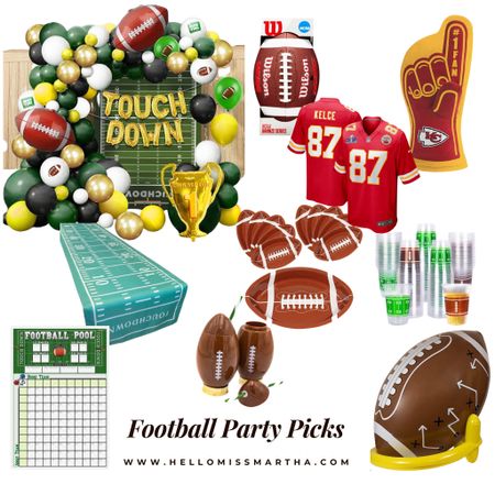 Just a few finds for that super bowl party this weekend!  Many items can be here by Sunday too!  
#prime #football #footballdecor #superbowl 

#LTKfamily #LTKhome #LTKparties