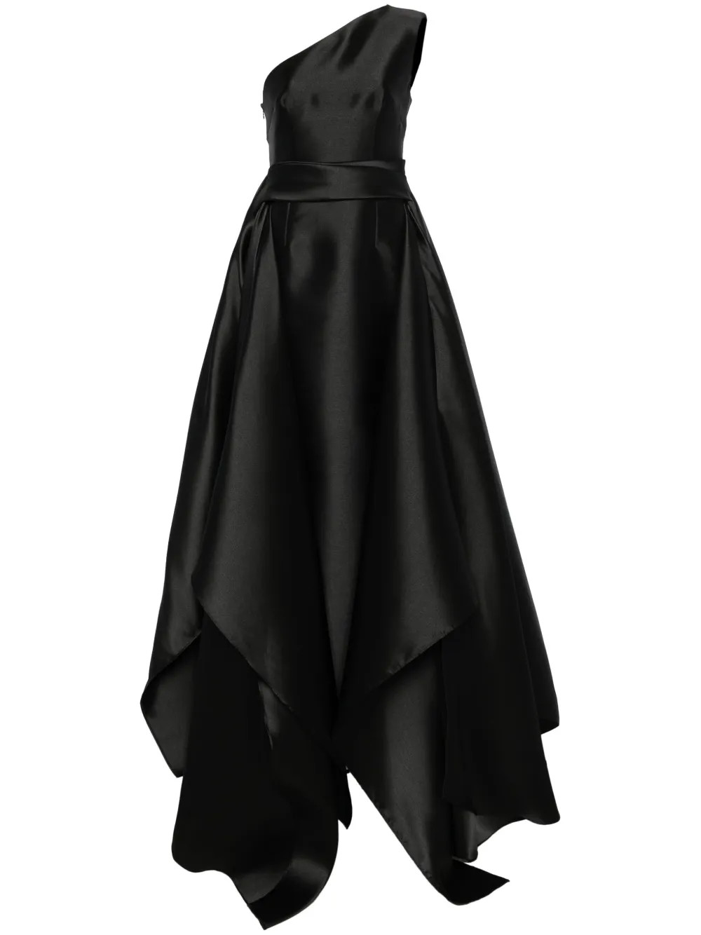 Solace London Charo Gown | Black | FARFETCH | Farfetch Global