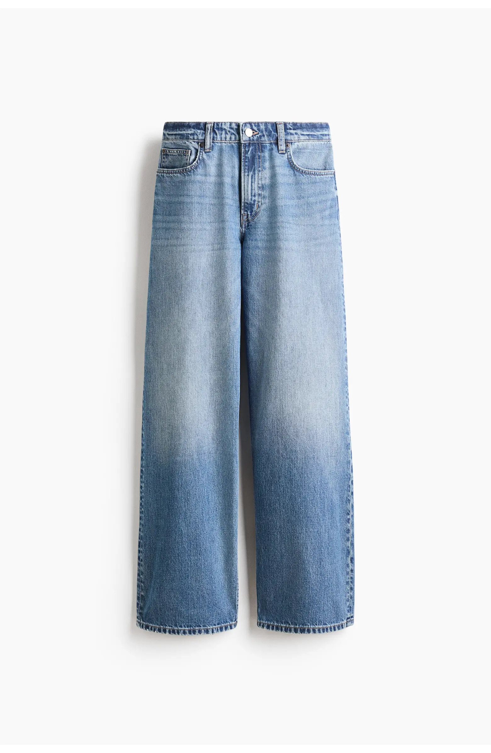 H&M Baggy Regular Waist Jeans | Nordstrom | Nordstrom