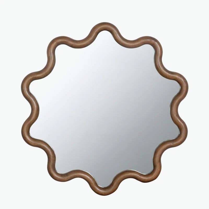 Lasseter Pine Wood Wall Mirror | Wayfair North America