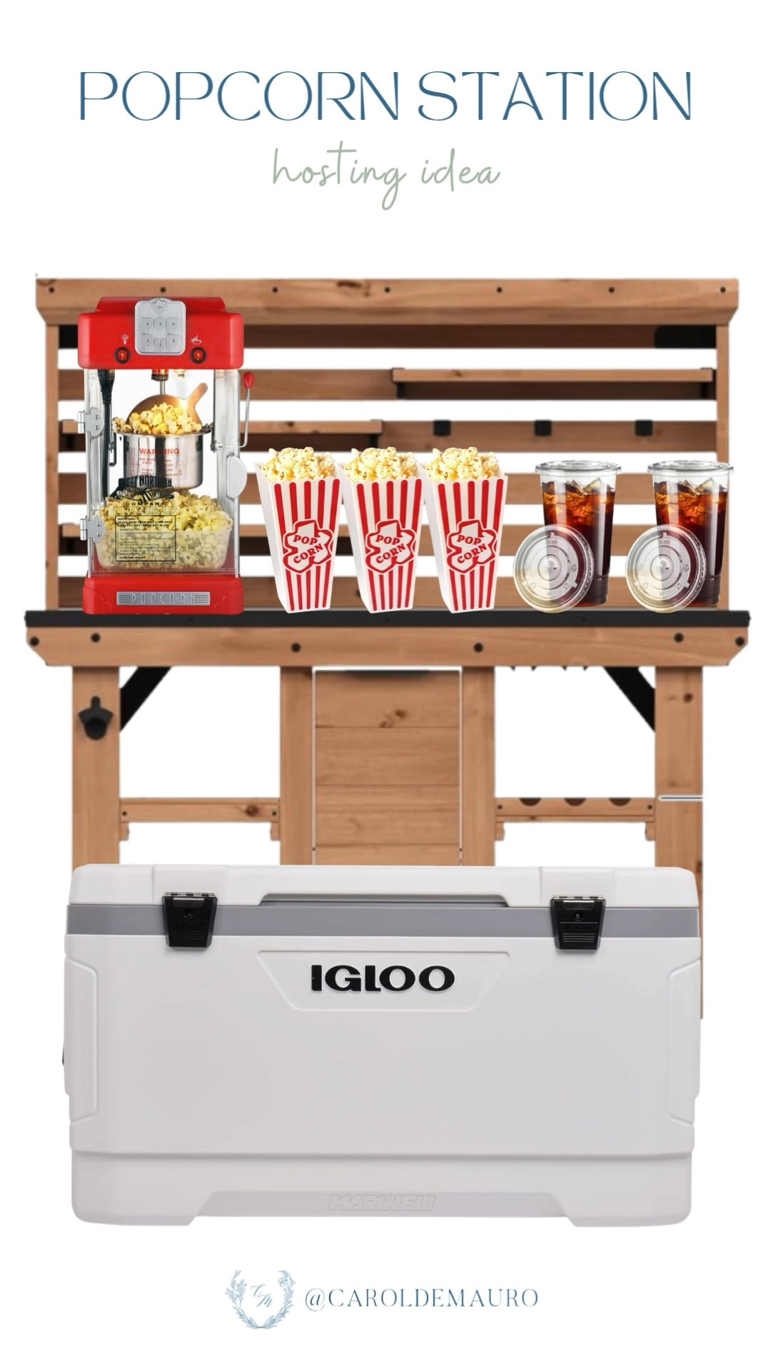 Just the ultimate hosting game-changer: the self-serve popcorn station! Simple to set up, impossible to ignore. Grab a scoop and keep the drinks cold in the Igloo cooler.

summer entertaining, backyard picnic, party inspo, hostess essentials, popcorn lover, snack station, movie night, outdoor hosting

#LTKSeasonal #LTKHome #LTKfoodie