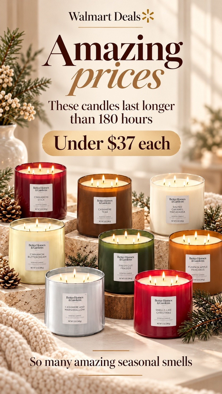 These candles are amazing smelling 🤍 These prices are absolutely insane!!