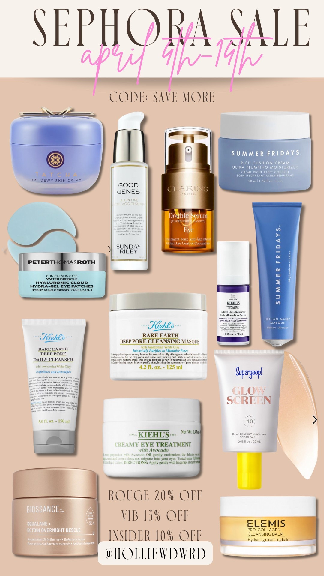 Sephora sale skincare favorites 

Use code save more 

#LTKBeauty #LTKSaleAlert #LTKSeasonal