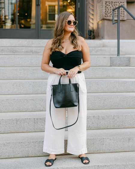 Easy (but elevated) summer outfit idea 

Amazon top, Lespecs sunglasses, Z Supply pants, Everlane bag, Gorjana necklaces, Anne Klein watch, H&M slides, Coach belt

#LTKStyleTip #LTKSeasonal #LTKFindsUnder100