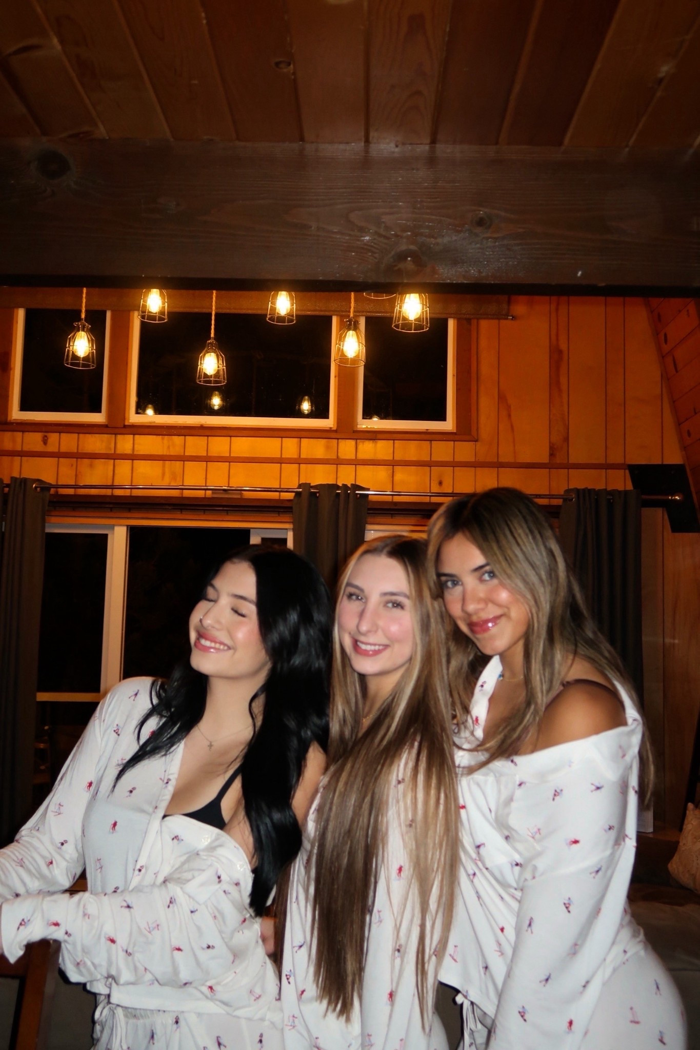 Christmas pjs with the girls ❤️💚 #tallgirlfriendly #tallgirl #pajamas #pjs #winter #christmas 

#LTKTall #LTKHoliday #LTKSeasonal