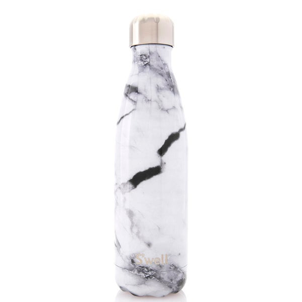 S'well The White Marble Water Bottle 500ml | The Hut (UK)
