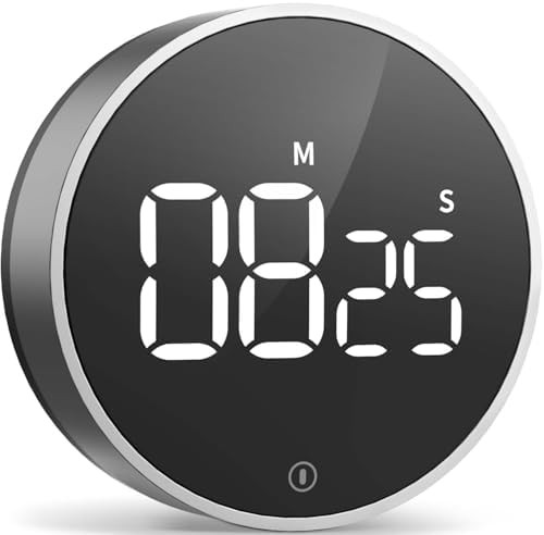 VOCOO Digital Kitchen Timer - Magnetic Countdown Countup Timer with Large LED Display Volume Adju... | Amazon (US)