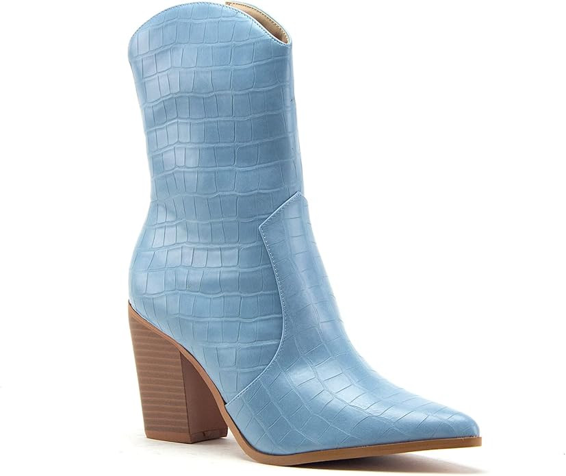 Jazamé Women's TEX Tall Stitched Western Cowboy Cowgirl Dress Boots | Amazon (US)