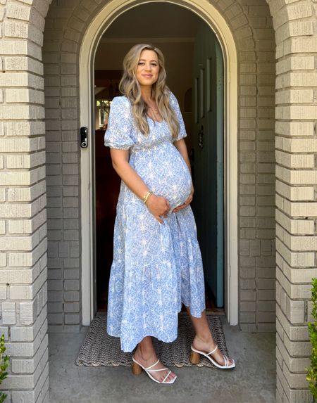 Maternity dress that I’ll be able to wear for years beyond baby making😍😆wearing size medium! Use LESLEY25 for 25% off! #pregnant #summerdress #maternity 

#LTKbump
