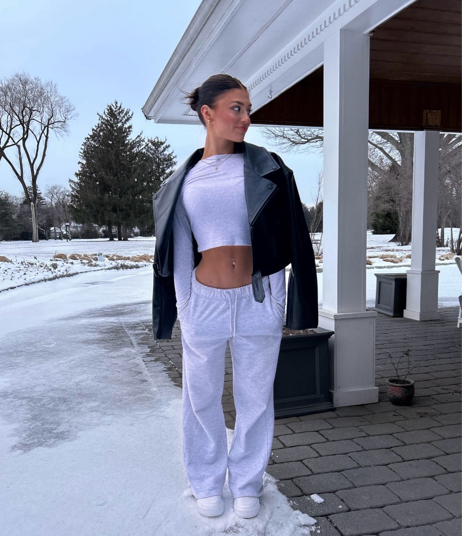 Always in Garage sweats.  

#LTKstyletip #LTKbeauty #LTKSeasonal