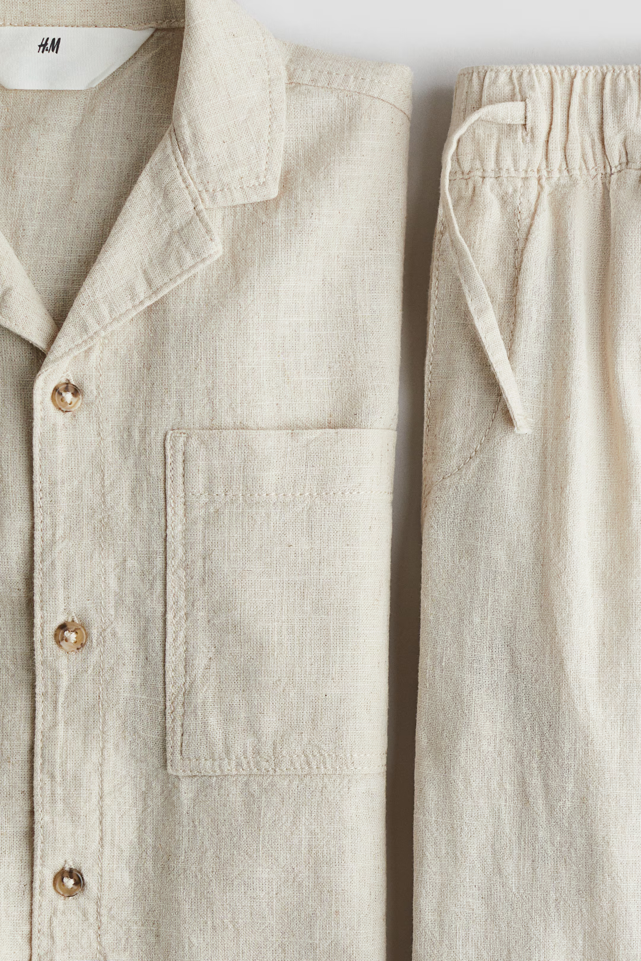 2-piece Linen-Blend Set | H&M (US + CA)