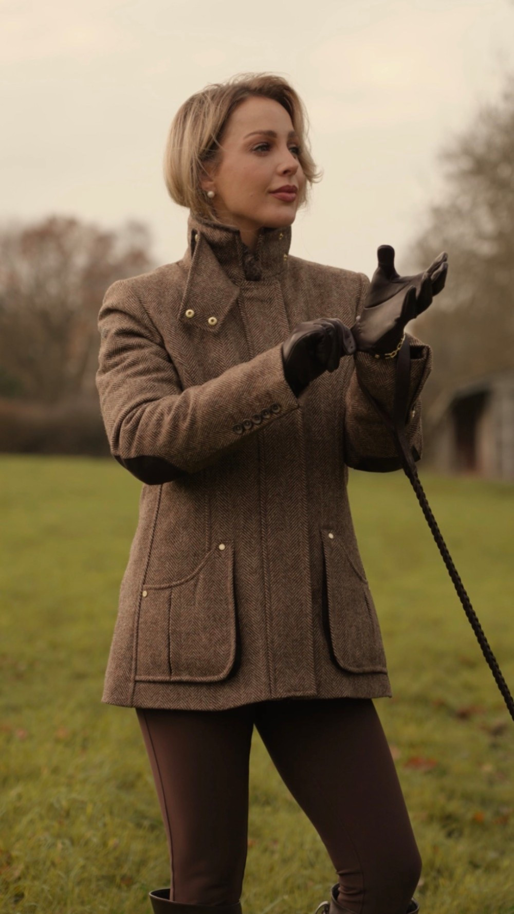 The dog walking outfit, this country jacket styled with leggings and a roll neck cable knit jumper 

#LTKwinter #LTKfestive