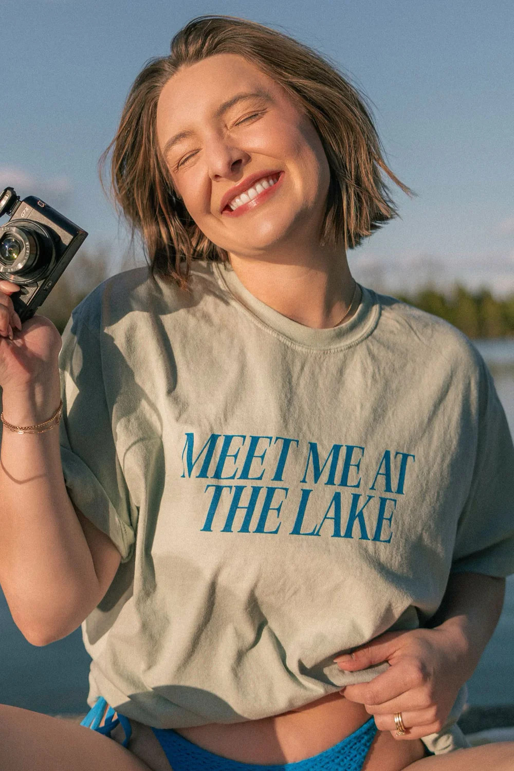 jo johnson: meet me at the lake t shirt | RIFFRAFF