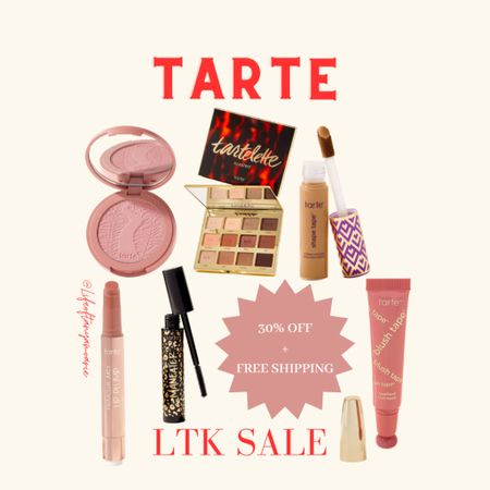 My favorite tarte makeup products on sale for 30% off and free shipping! 

#LTKbeauty #LTKSale #LTKFind
