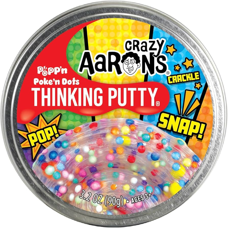 Crazy Aaron's Thinking Putty® - Poke'N Dots Popp’n - Multi-Color Sensory Putty for Kids and Gr... | Amazon (US)