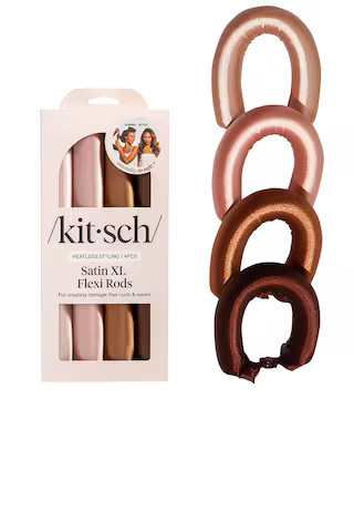 Kitsch Satin XL Flexi Rods 4pc Set in Rosewood. | Revolve Clothing (Global)