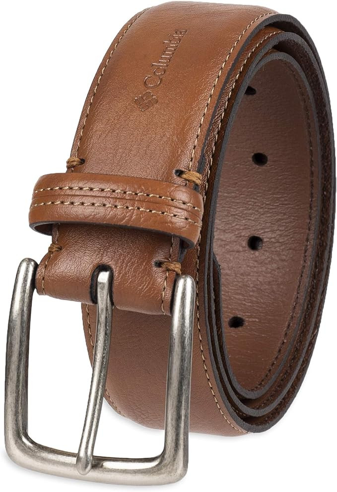 Columbia Men’s Trinity Logo Everyday Casual Dress Belt, Regular and Big and Tall Sizing | Amazon (US)