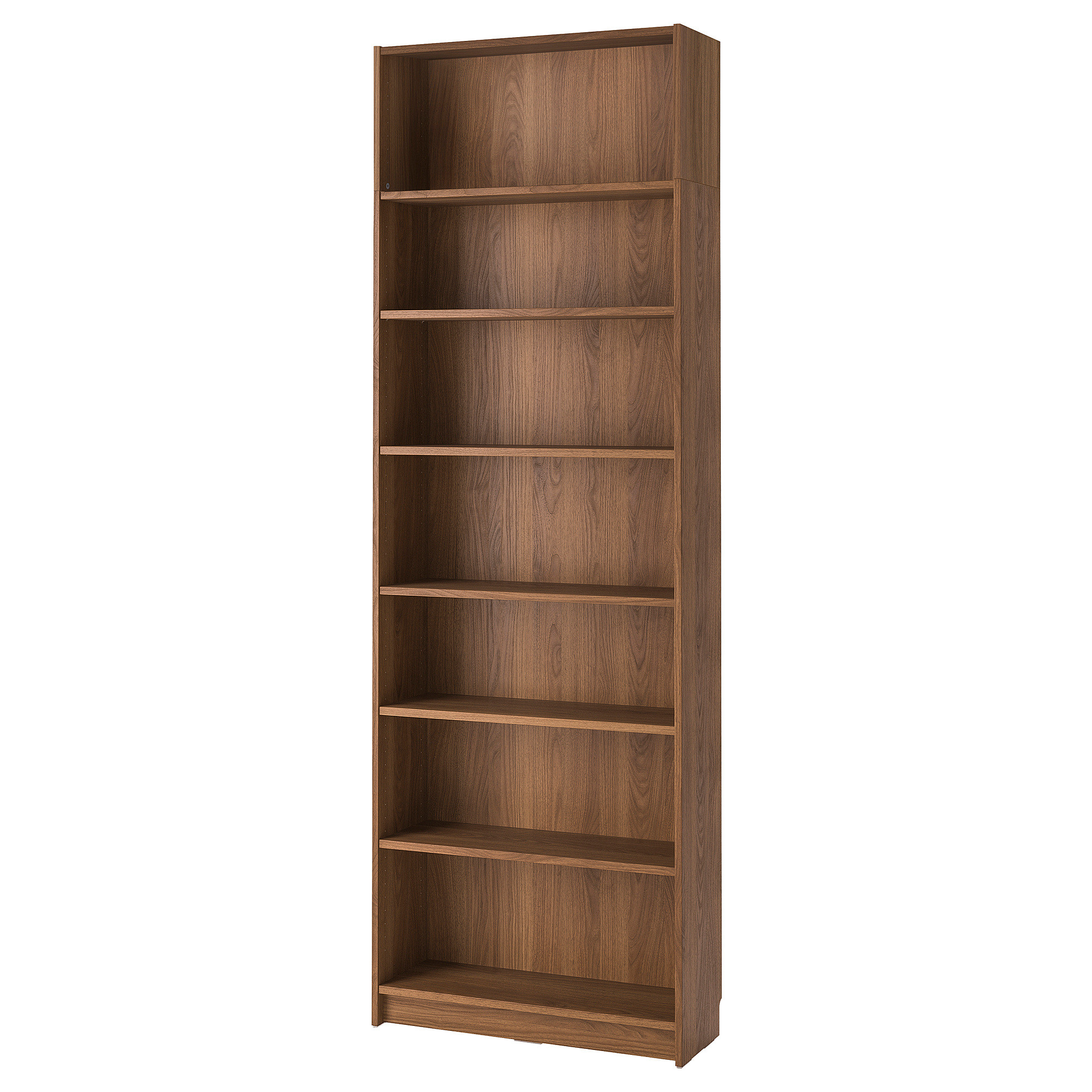BILLY bookcase with height extension unit, brown walnut effect, 311/2x11x931/4"  - IKEA | IKEA US