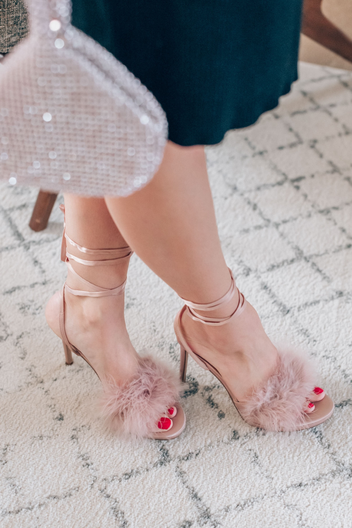 Feather heels, pink heels, statement heels, high heels, holiday party outfit 

#LTKshoecrush #LTKunder50 #LTKHoliday