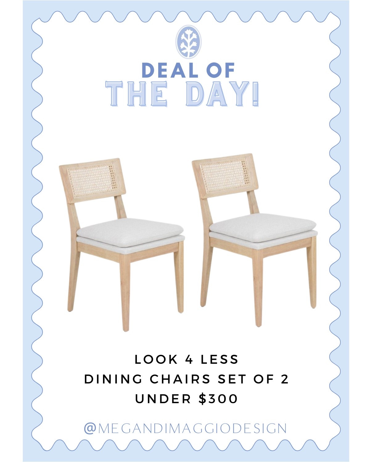 These cane dining chairs look designer but are under $300 for the set!! 🤯🙌🏻 Love the linen pillow cushioned bottom. Pair with a white pedestal dining table for a perfect coastal set up! 🤍🌊

Also linked a look for less counter stool option to coordinate with!

#LTKSpringSale #LTKHome