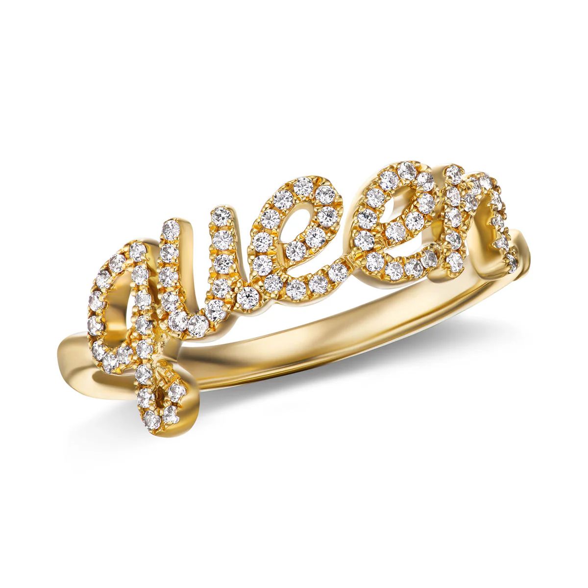 Diamond "Queen" Ring in 10K Gold 1/5 CT. T.W. | Serena Williams Jewelry