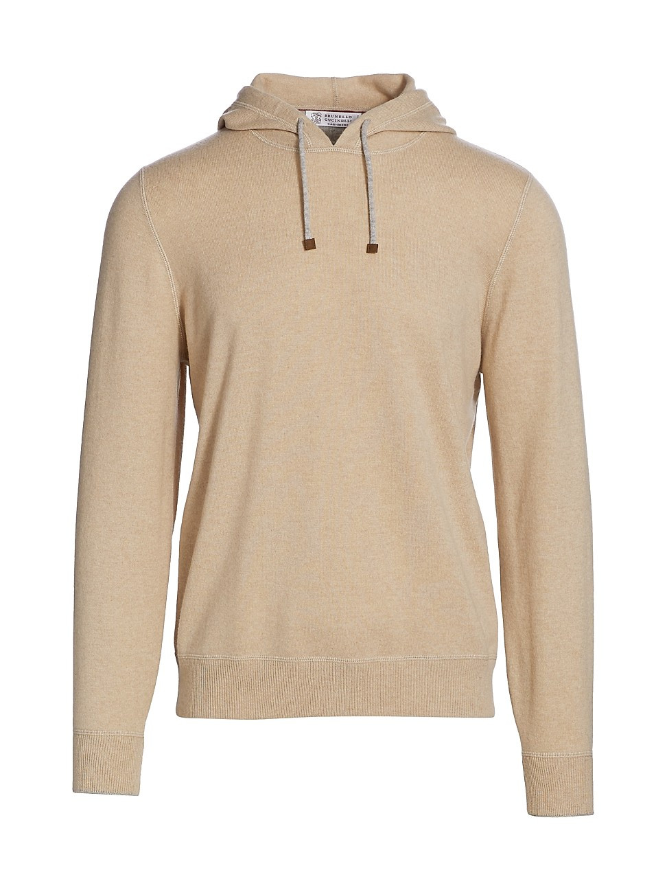 Brunello Cucinelli Men's Cashmere Hoodie - Sand - Size 38 | Saks Fifth Avenue