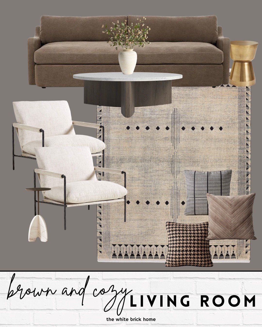 A beautifully toned living room design! 
🖤🖤

Living room, living room decor, living room ideas, home decor, area rug, accent chairs, accent table, throw pillows, coffee table, side table, area rug living room, home decor accents, home decor, accent pillows and rug combo, pottery barn, cb2 

#LTKSeasonal #LTKActive #LTKHome